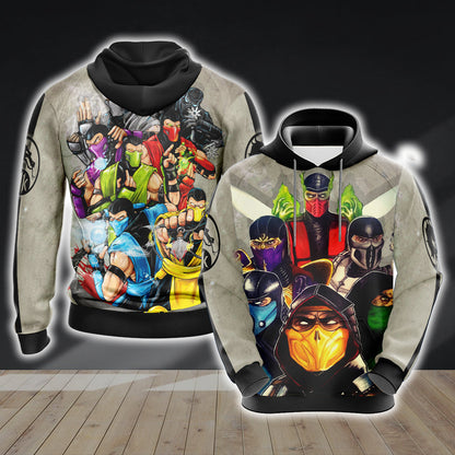 Mortal Kombat Ninja Unisex 3D T-shirt Hoodie S 