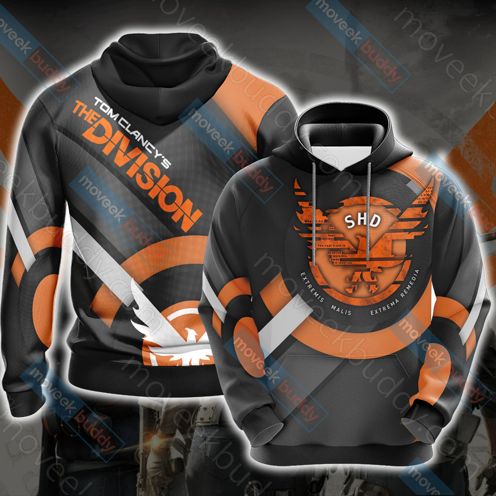 Tom Clancy's The Division New Look Unisex 3D T-shirt Zip Hoodie XS 