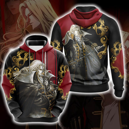 Castlevania - Alucard Unisex 3D T-shirt Hoodie S 