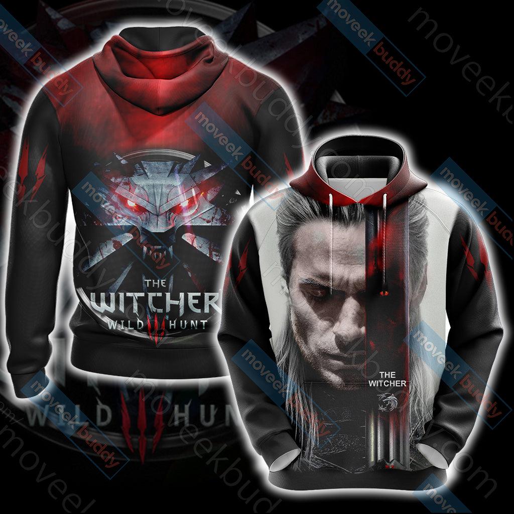 The Witcher Wild Hunt New Look Unisex 3D T-shirt Hoodie S 