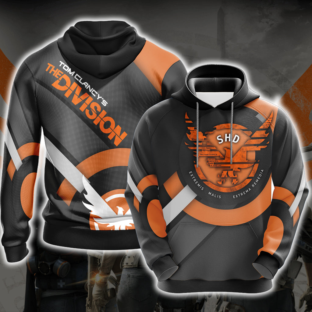 Tom Clancy's The Division New Look Unisex 3D T-shirt Hoodie S 