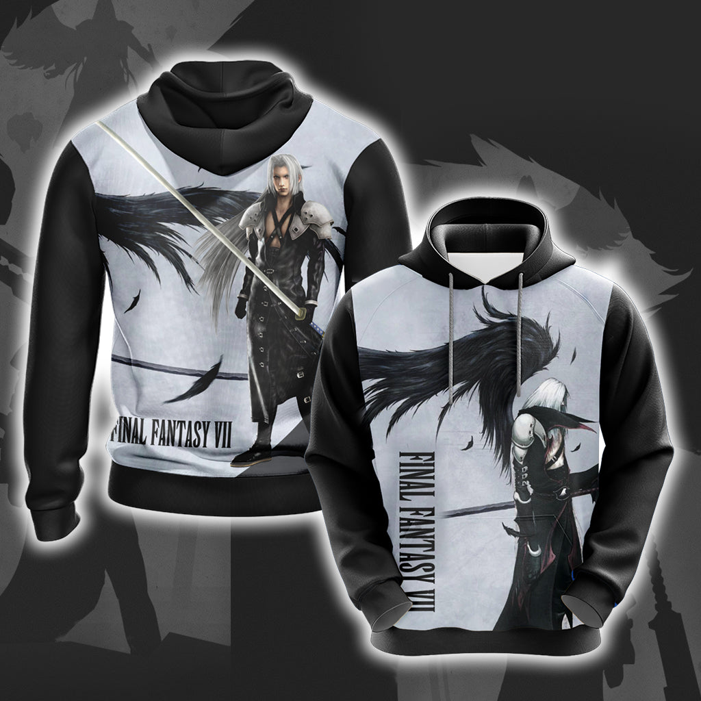 Final Fantasy 7 Sephiroth Unisex 3D T-shirt Hoodie S 