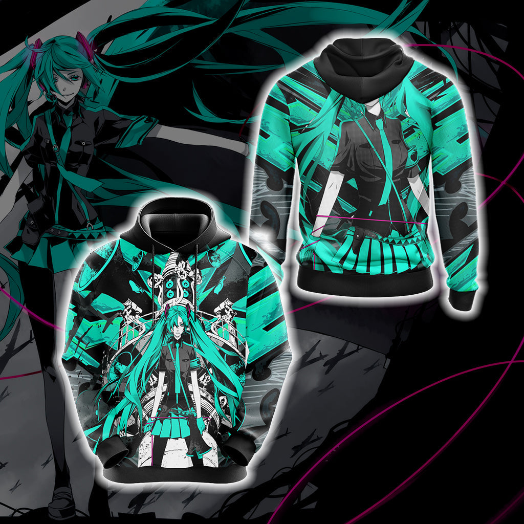 Hatsune Miku Love is War Unisex 3D T-shirt Hoodie S 