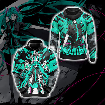 Hatsune Miku Love is War Unisex 3D T-shirt Hoodie S 