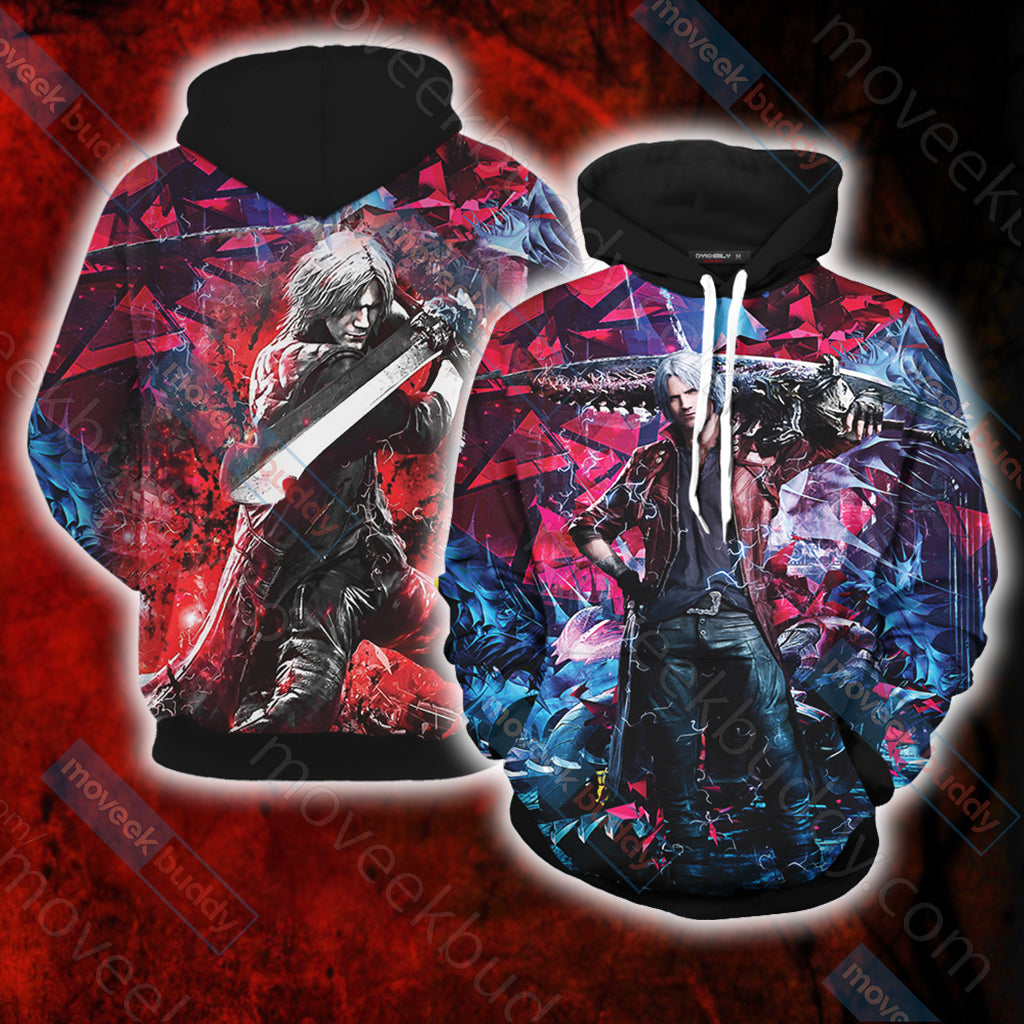 Devil May Cry - Dante Unisex 3D T-shirt Hoodie S 