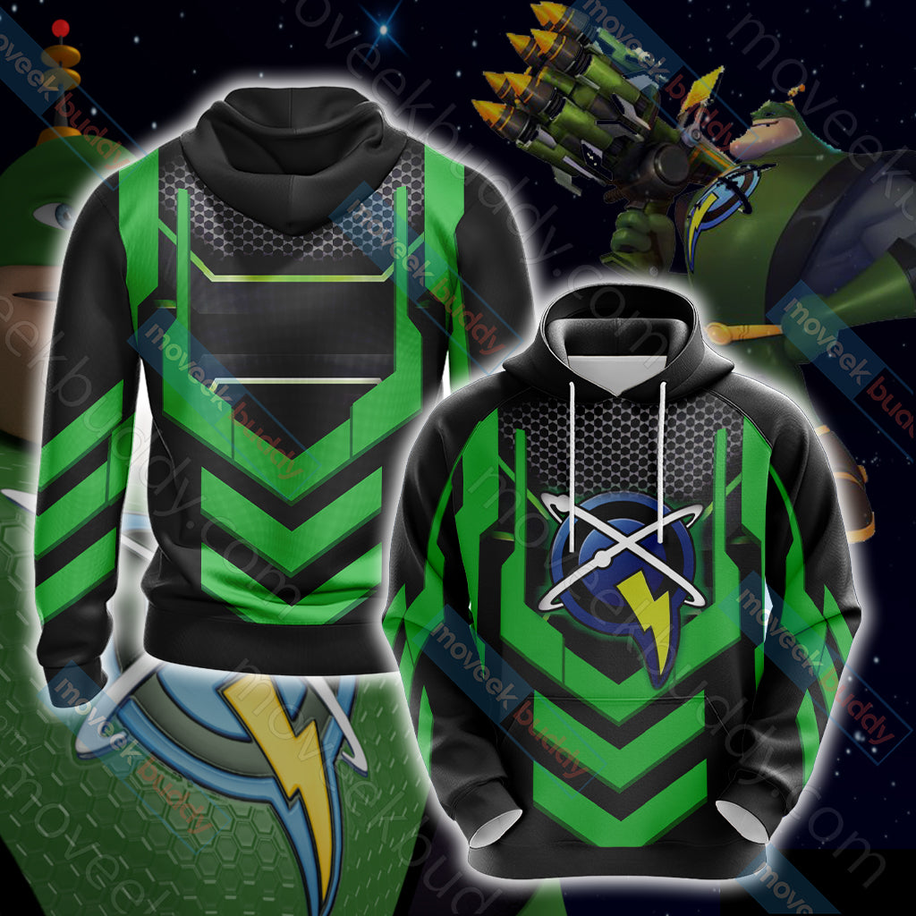 Captain Qwark Symbol Unisex 3D T-shirt Hoodie S 