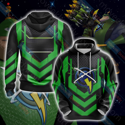 Captain Qwark Symbol Unisex 3D T-shirt Hoodie S 