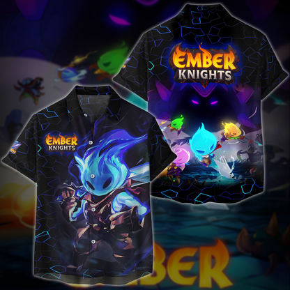 Ember Knights Video Game 3D All Over Printed T-shirt Tank Top Zip Hoodie Pullover Hoodie Hawaiian Shirt Beach Shorts Jogger Hawaiian Shirt S 