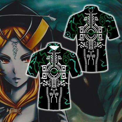 The Legend of Zelda Midna Unisex Hawaiian Shirt Beach Shorts   