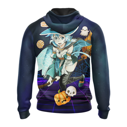 This is my Halloween Costume Sinon Sword Art Online All Over Print T-shirt Zip Hoodie Pullover Hoodie   