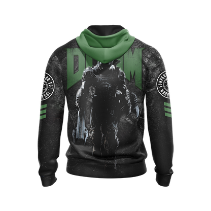Doom - Slayers Club Unisex 3D T-shirt   