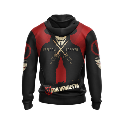 V for Vendetta Unisex 3D T-shirt   
