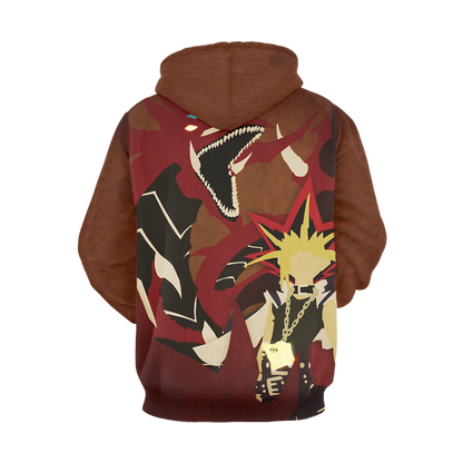 Yu-Gi-Oh! Yugi Muto And Slifer The Sky Dragon 3D T-shirt   