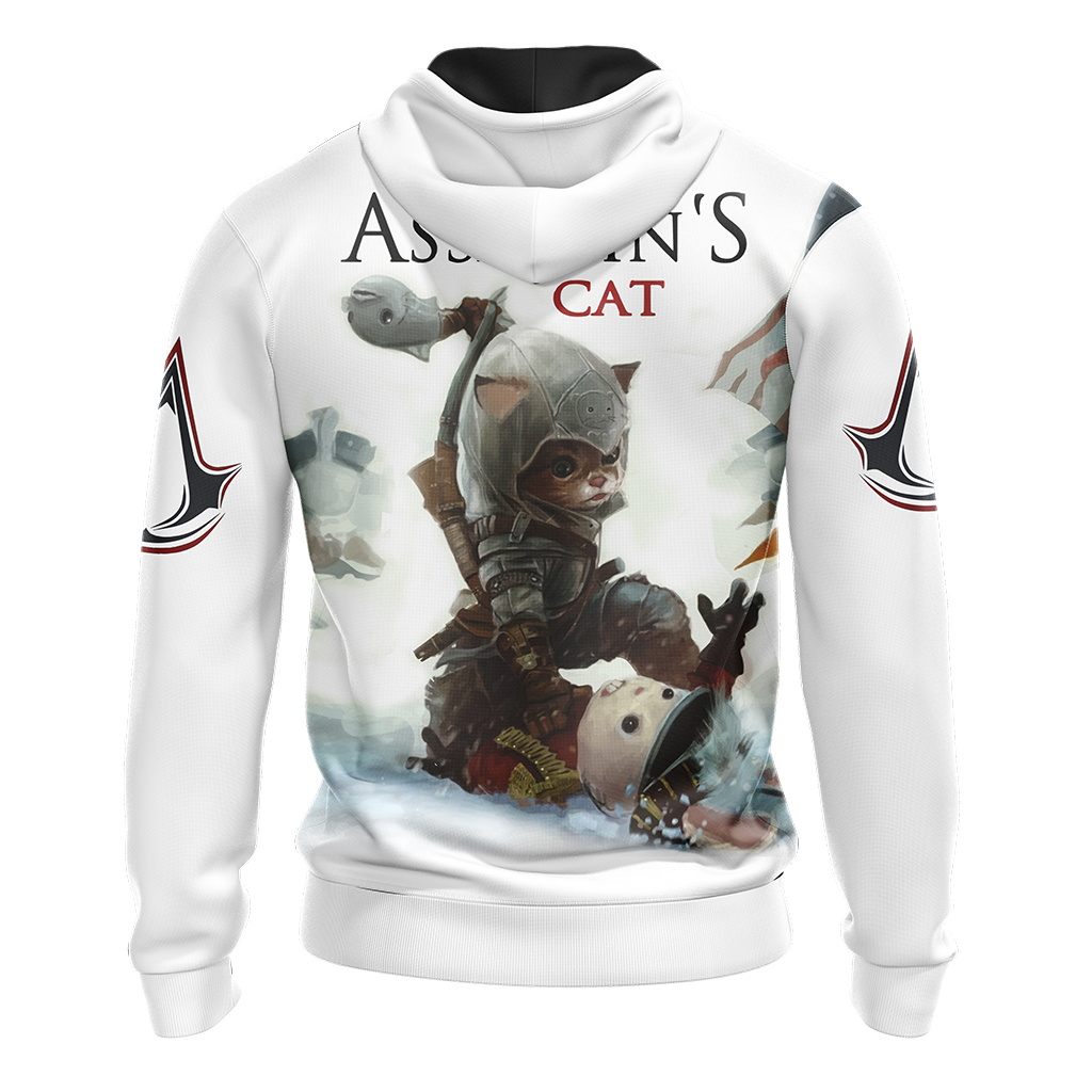 Assassin's Creed III-IV Cat Unisex 3D T-shirt   