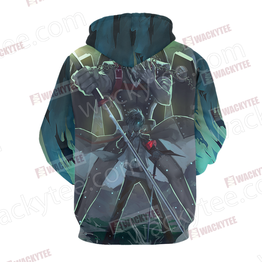 Persona 3 Thanatos And Makoto Yuuki Unisex 3D T-shirt   