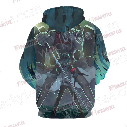 Persona 3 Thanatos And Makoto Yuuki Unisex 3D T-shirt   
