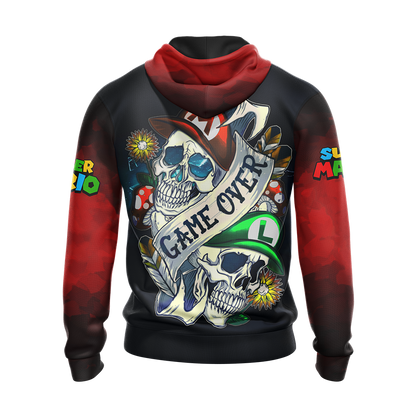 Mario Skull Unisex 3D T-shirt   