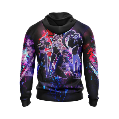 K/DA Band x Overwatch Female Characters Unisex 3D T-shirt   