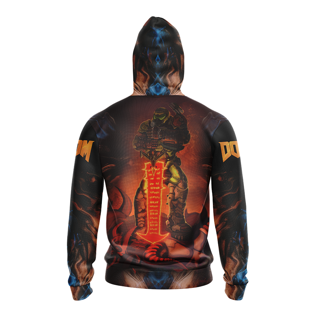 Doom ( Video Game ) Unisex 3D T-shirt   
