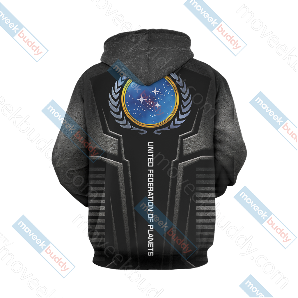 Star Trek - United Federation of Planets Logo Unisex 3D T-shirt   