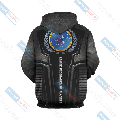 Star Trek - United Federation of Planets Logo Unisex 3D T-shirt   