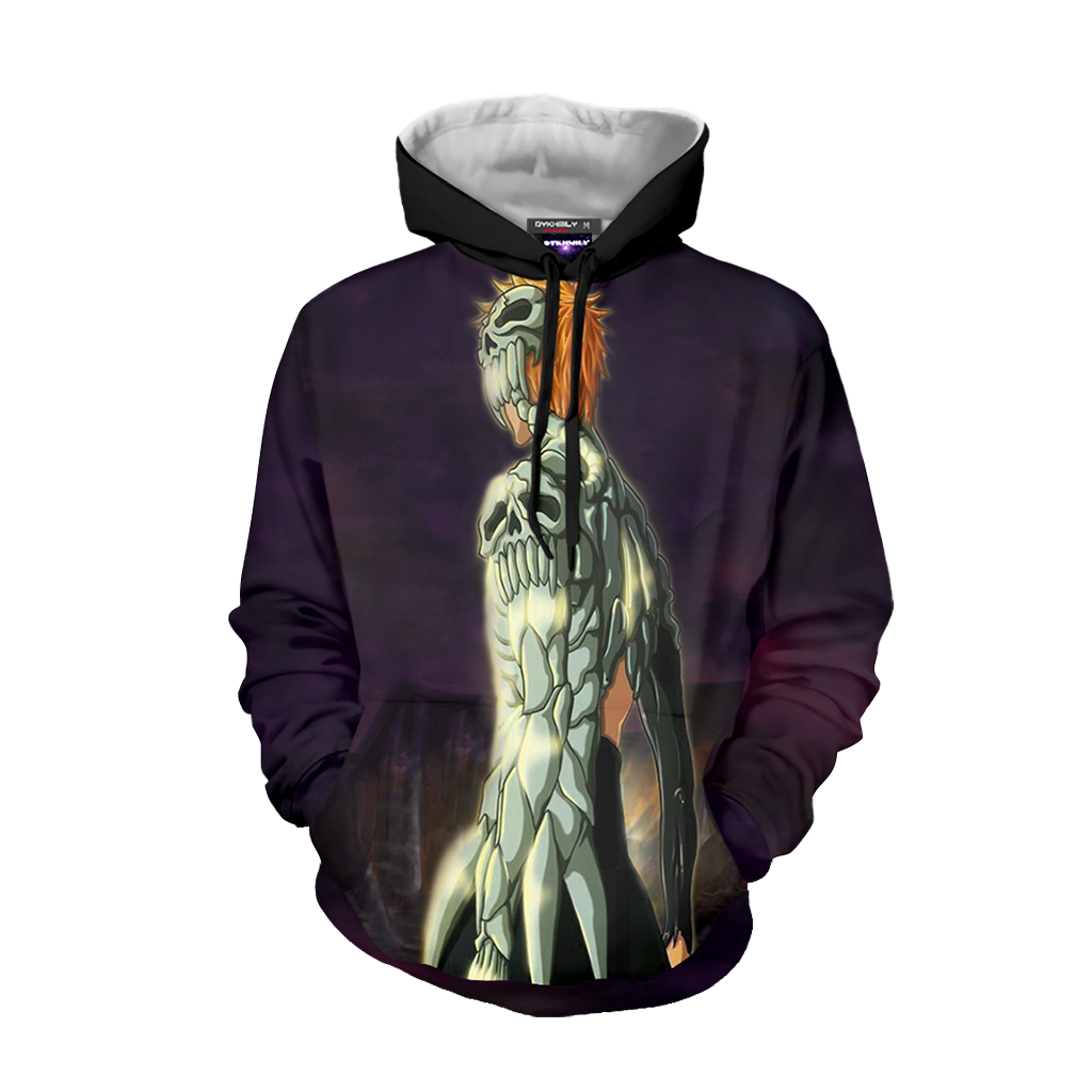 Bleach Ichigo Skull-Clad Form Unisex 3D T-shirt   