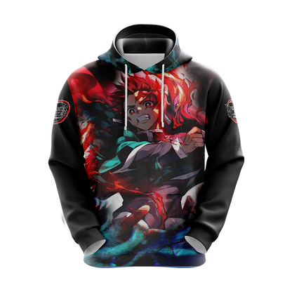 Demon Slayer Kamado Tanjiro Unisex 3D T-shirt Zip Hoodie Pullover Hoodie   