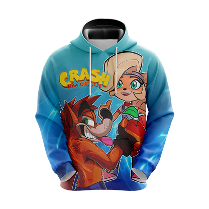 Crash Bandicoot - Crash and Coco Unisex 3D T-shirt   