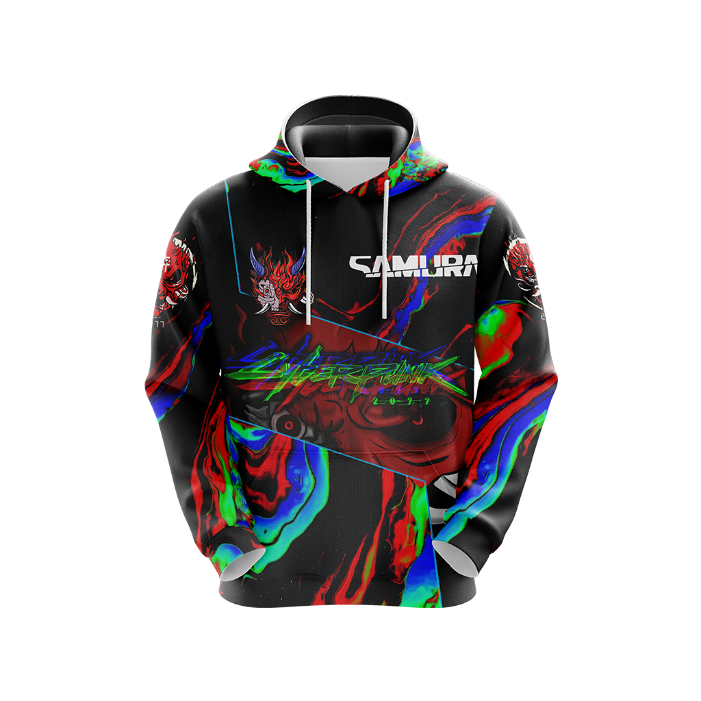 Cyberpunk 2077 - Samurai logo Unisex 3D T-shirt   