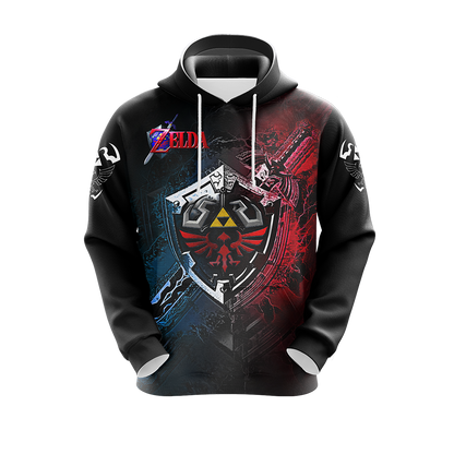 The Legend Of Zelda Unisex 3D T-shirt Zip Hoodie   