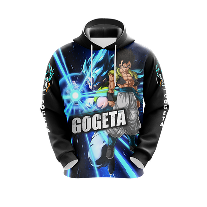 Dragon Ball Gogeta, Vegeta, and  Goku Unisex 3D T-shirt Zip Hoodie   