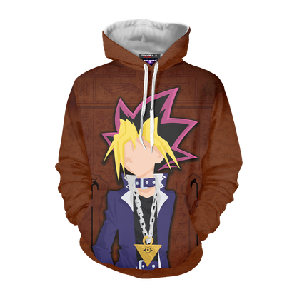 Yu-Gi-Oh! Yugi Muto And Slifer The Sky Dragon 3D T-shirt   