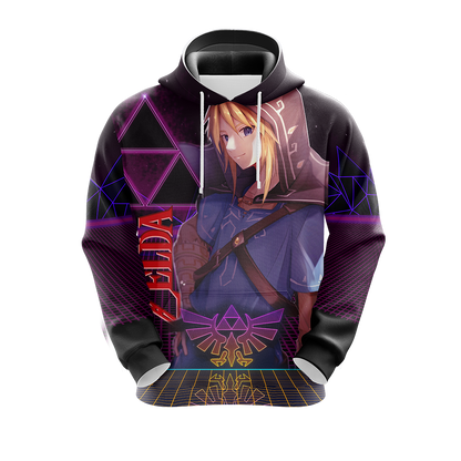 The legend of Zelda All Over Print T-shirt Zip Hoodie Pullover Hoodie   