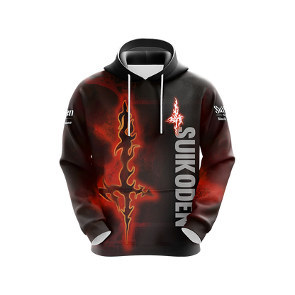 Suikoden Black Sword Rune Unisex 3D T-shirt   