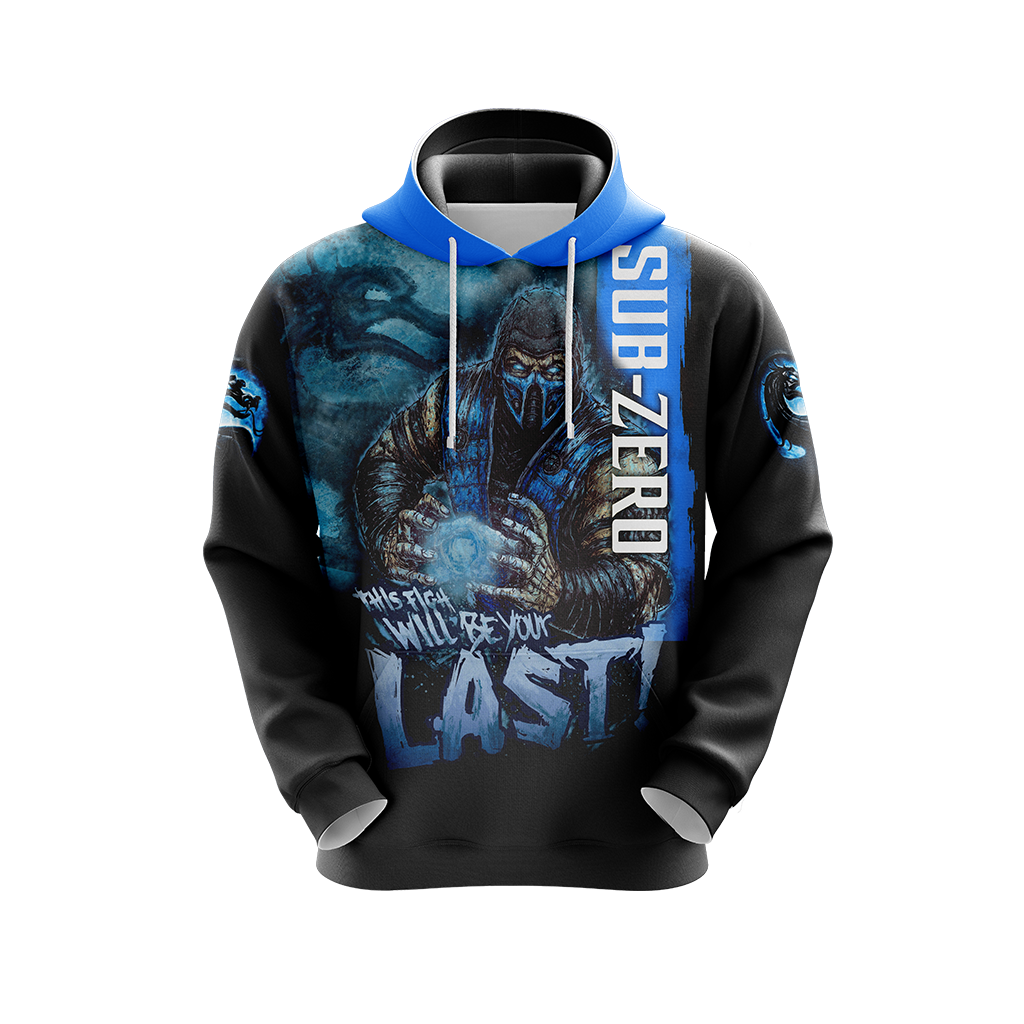 Mortal Kombat Sub Zero This Time Will Be Your Last Unisex 3D T-shirt   