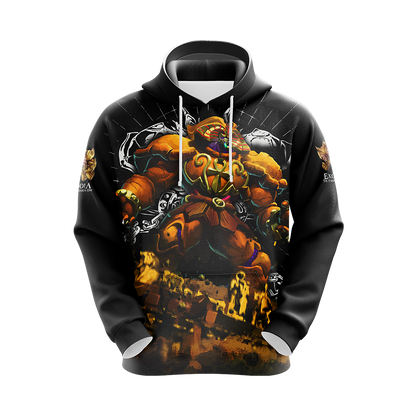 Yu Gi Oh! Exodia The Forbidden Unisex 3D T-shirt Zip Hoodie   