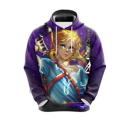 A sword wields no strength unless the hand that holds it has courage The legend of Zelda All Over Print T-shirt Zip Hoodie Pullover Hoodie   