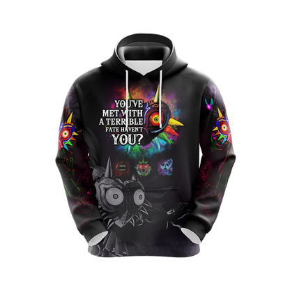 The Legend Of Zelda Majora's Mask You've Met WIth A Terrible Fate Unisex 3D T-shirt Zip Hoodie Pullover Hoodie   