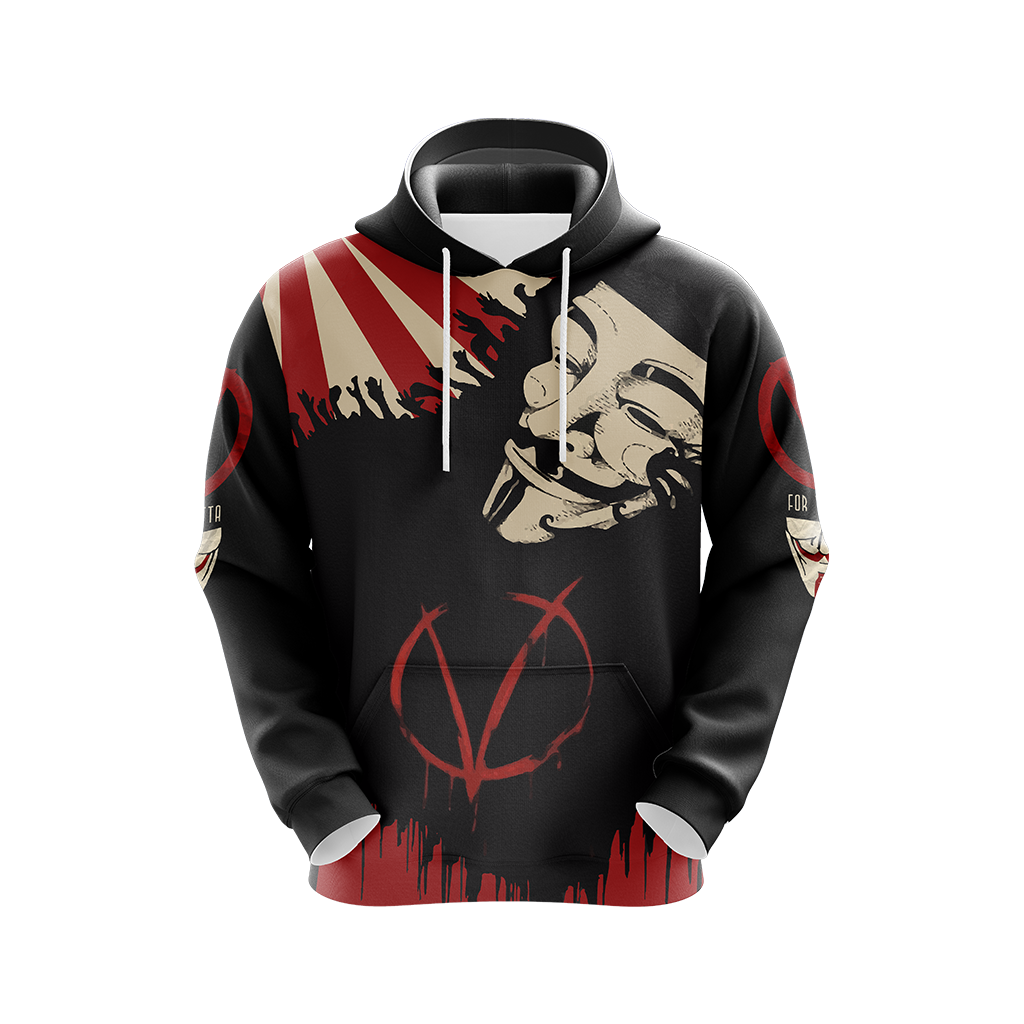 V for Vendetta Unisex 3D T-shirt   