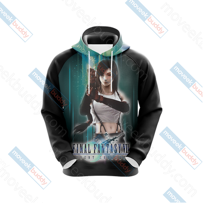 Final Fantasy VII - Tifa Lockhart Unisex Zip Hoodie T-shirt Pullover Hoodie   