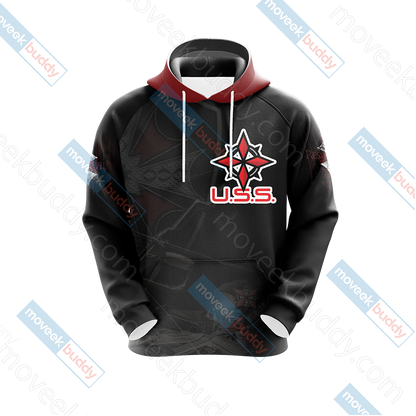 Resident Evil Umbrella Security Service (USS) Unisex 3D T-shirt   