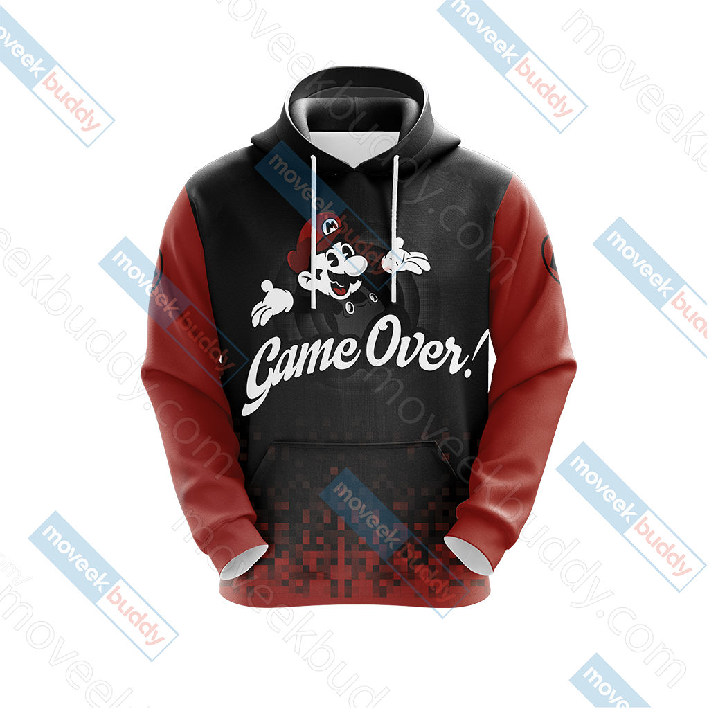 Mario Game Over Unisex 3D T-shirt   