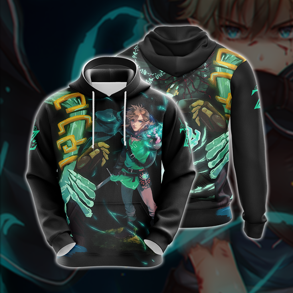 The Legend Of Zelda: Breath Of The Wild (BotW) Link Unisex 3D T-shirt Hoodie S 