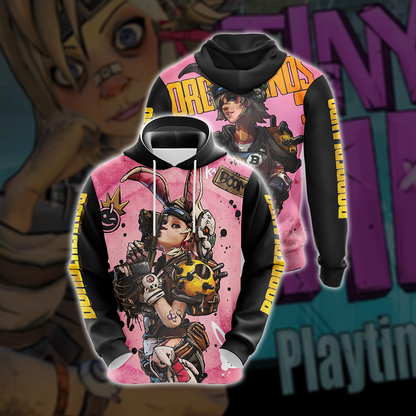 Borderlands 3 - Tina Boom Unisex 3D T-shirt Hoodie S 