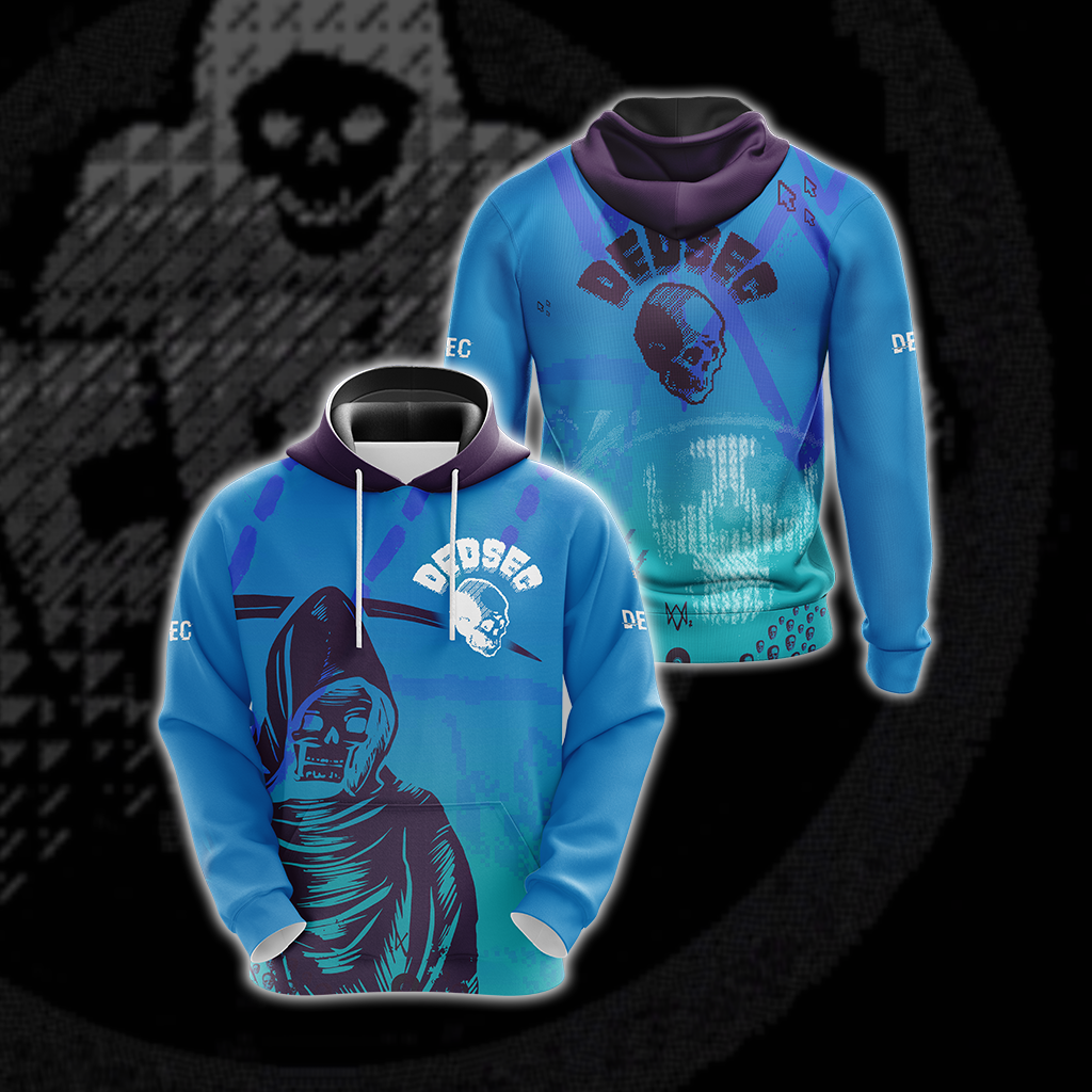 Watch Dog Dedsec Unisex 3D T-shirt Hoodie S 