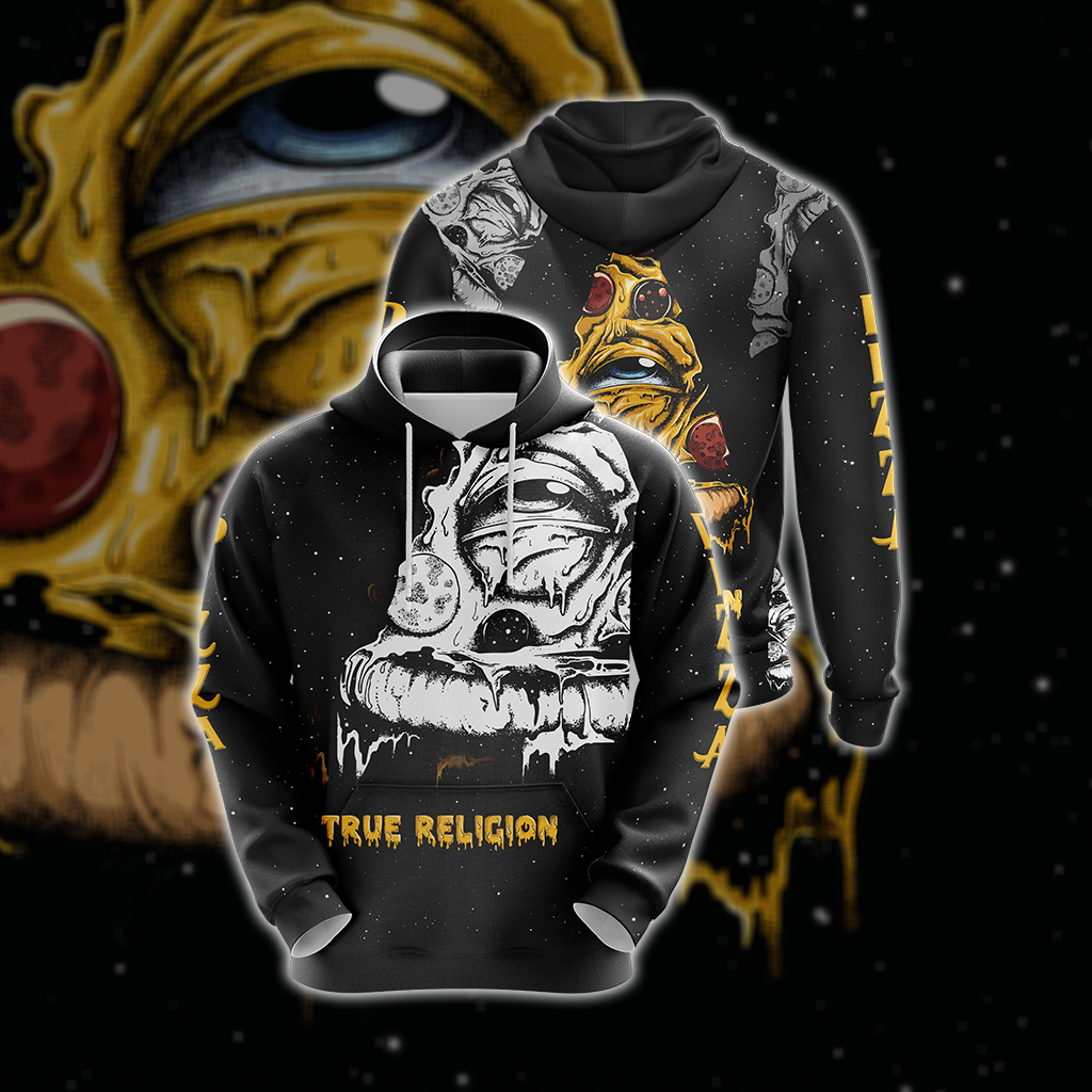 True Religion Pizza Unisex 3D T-shirt Hoodie S 