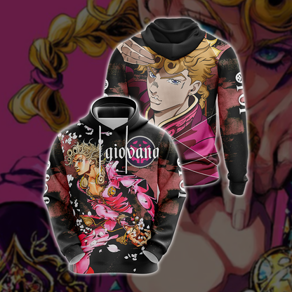 Jojo's Bizarre Adventure - Giovana Unisex 3D T-shirt Hoodie S 