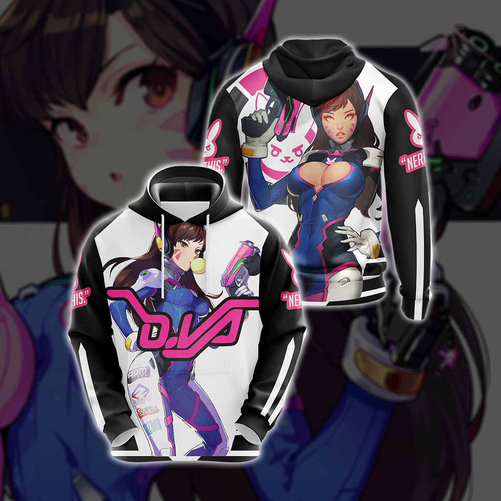 Overwatch - D.Va New Style Unisex 3D T-shirt Hoodie S 