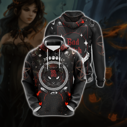 Bad Witch Unisex 3D T-shirt Hoodie S 