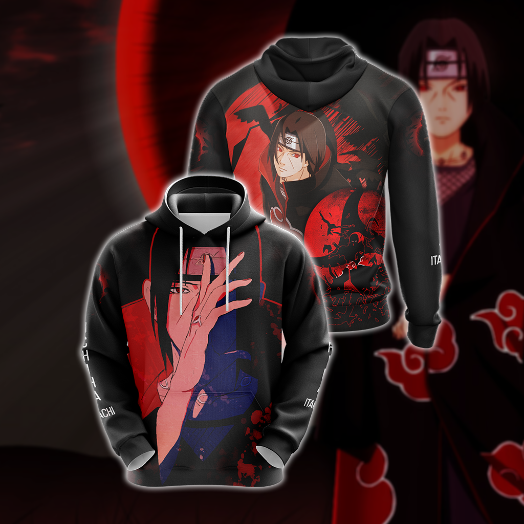 Naruto - Uchiha Itachi Unisex 3D T-shirt Hoodie S 